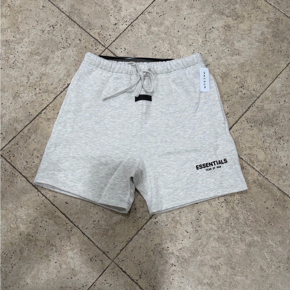 Essentials Light Gray Men's Athletic Shorts